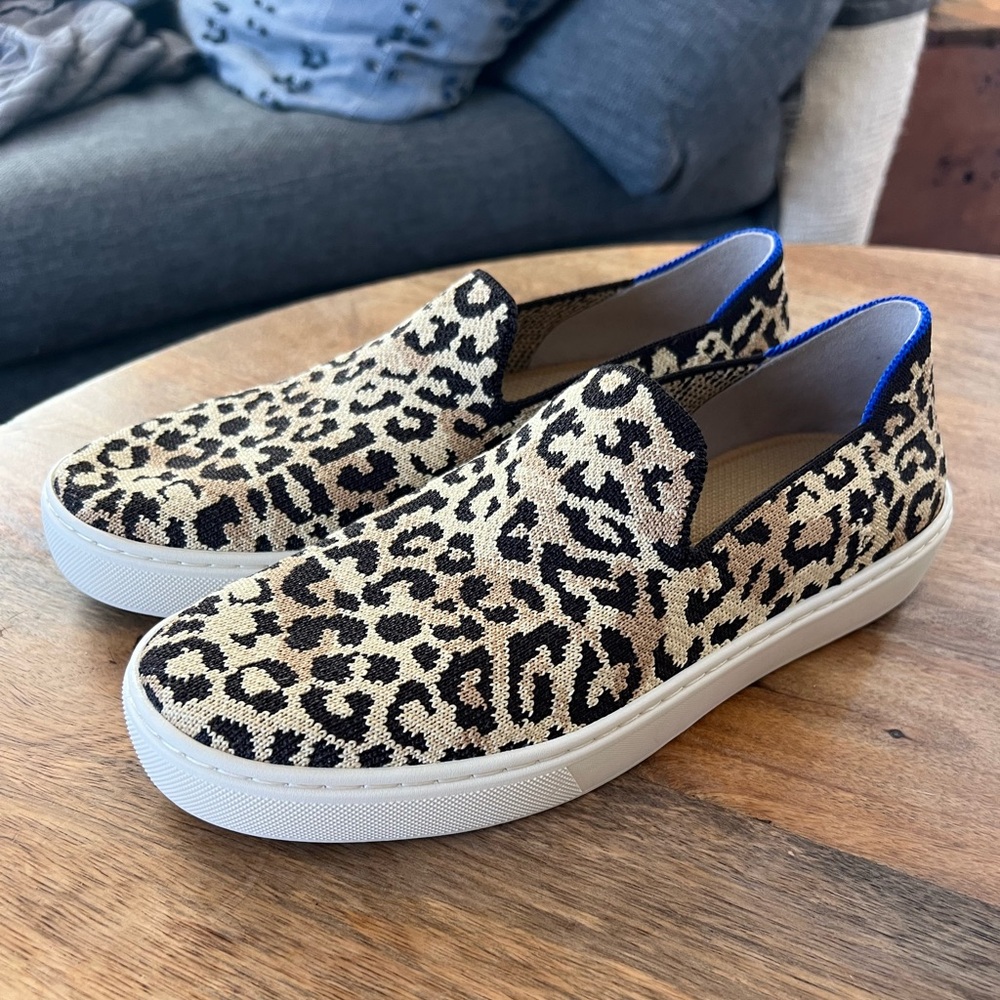 Rothy’s The Sneaker Leopard Print 7.5